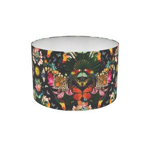 Paradise Lost "Noir" Drum Lampshade - Lux soft touch velvet