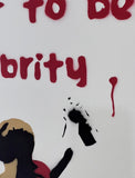 Plastic Jesus - ‘Graffiti Is A Crime & I Want To Be A Celebrity’ Original Canvases