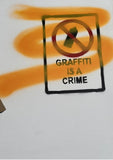 Plastic Jesus - Graffiti Is A Crime (Canvas)