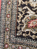 Hand-knotted Pure Silk Persian Qum Salmon Rug