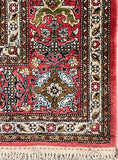 Hand-knotted Pure Silk Persian Qum Rug