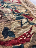 A pair Genuine Antique Flemish Verdure 17th Century Tapestry Scatter Cushions