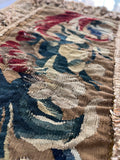 A pair Genuine Antique Flemish Verdure 17th Century Tapestry Scatter Cushions