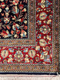 Hand-knotted Pure Silk Persian Qum Classic rug