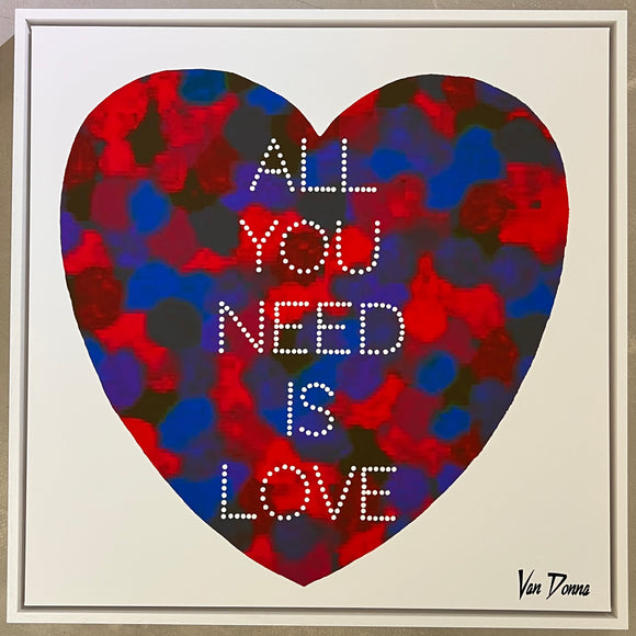 Van Donna - All You Need Is Love (Framed)