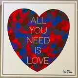 Van Donna - All You Need Is Love (Framed)