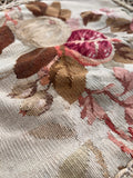 A pair of antique 19 century French Aubusson Pillow covers