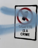 Plastic Jesus - ‘Graffiti Is A Crime & I Want To Be A Celebrity’ Original Canvases