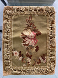 An antique 19 century French Aubusson Pillow covers