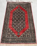 Hand-knotted Pure Silk Persian Qum Salmon Rug