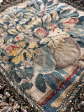 A very rare antique 16th century Flemish Silk & wool tapestry pillow cover.