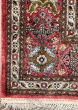 Hand-knotted Pure Silk Persian Qum Rug