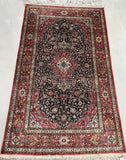 Hand-knotted Pure Silk Persian Qum Rug