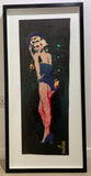 Bambi framed original signed painting, Marilyn.