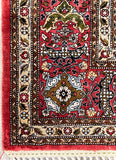 Hand-knotted Pure Silk Persian Qum Rug