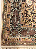 A pair of genuine Hand-knotted Persian Tabriz rugs
