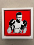 Escobar framed canvas limited edition print, Muhamad Ali.