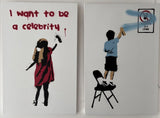 Plastic Jesus - ‘Graffiti Is A Crime & I Want To Be A Celebrity’ Original Canvases