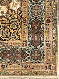 A pair of genuine Hand-knotted Persian Tabriz rugs