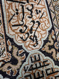 Hand-knotted Old Persian Pure Silk Rug