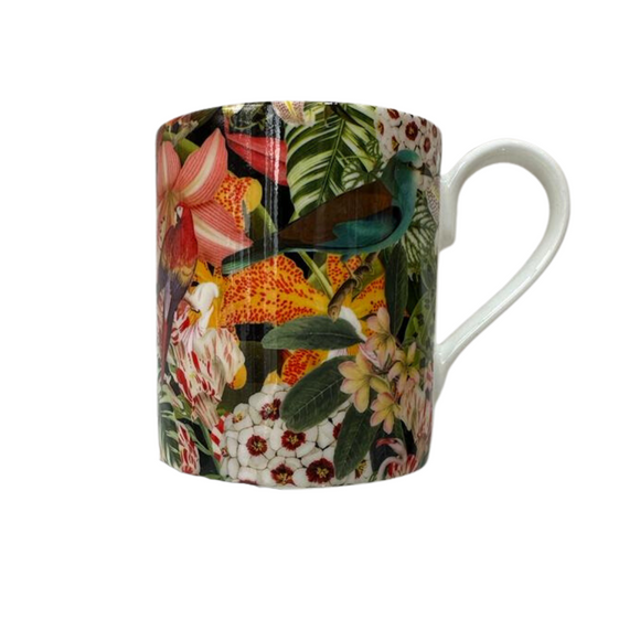Tropical Bomb bone china coffee cup