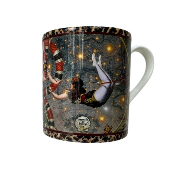 Le Cirque Du Monde Leopard bone china coffee cup