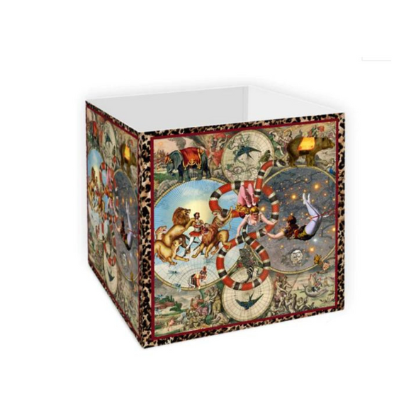 Le Cirque Du Monde Square Lampshade - Lux soft touch velvet