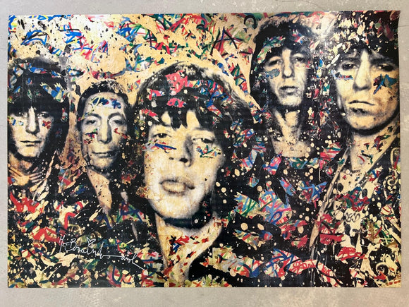 Mr. Brainwash - The Rolling Stones - Authentic Print Pop Art Poster