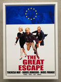 Escobar framed canvas limited edition print, the great escape.