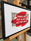 Escobar framed canvas limited edition print, things.