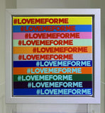 Van Donna framed canvas limited edition print, Love Me For Me.